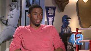 CHADWICK BOSEMAN quot42quot INTERVIEW [upl. by Jowett120]