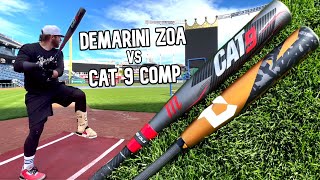 DeMarini ZOA vs Marucci Cat 9 Composite  Battle for the BEST USSSA 5 Baseball Bat [upl. by Yug150]