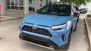 2022 Toyota Rav4 HYBRID XSE in CAVALRY BLUE [upl. by Feodore12]