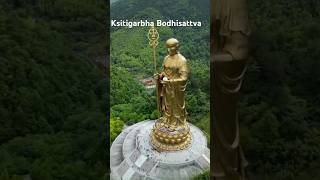 Bronze statue of Ksitigarbha Bodhisattva 😊 China  Buddhism  youtubeshorts [upl. by Viola50]