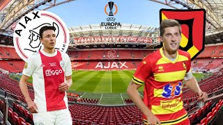 AJAX x JAGIELLONIA BIALYSTOK  LIGA EUROPA 2425 [upl. by Ernaldus]