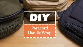 DIY  Paracord Handle Wrap [upl. by Kered631]