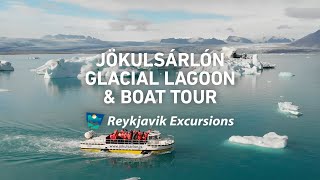 Jökulsárlón Glacial Lagoon amp Boat Tour [upl. by Aiynat]