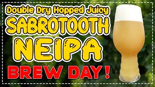 DDH Juicy Sabrotooth NEIPA  Grain to Glass  Double Dry Hopped New England  CitraMosaicSabro G2G [upl. by Gaultiero]