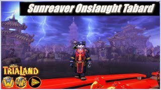 🎒Wow Saruski Official F2p Objects And Collections  Sunreaver Onslaught Tabard🎒 [upl. by Annim]