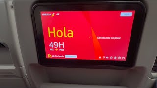 Vuelo CDMX  Madrid T4 VOLAMOS CON IBERIA EN ECONOMY [upl. by Karita]