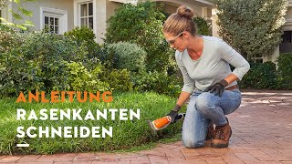 STIHL GartenTipps Rasenkanten schneiden  Anleitung [upl. by Saffian]