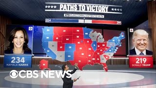 Examining Harris and Trumps paths to victory [upl. by Gudrin434]