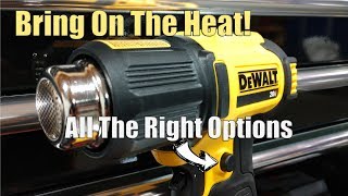 DEWALT 20Volt Heat Gun DCE530 Vs Milwaukee M18 Compact Heat Gun [upl. by Cuttler]