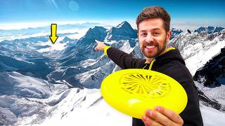 Extreme Frisbee Golf Down A Ski Mountain [upl. by Eednus]