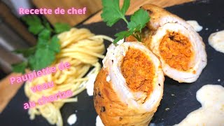 Recette de chef Paupiette de dinde au chorizo [upl. by Nnylecoj40]