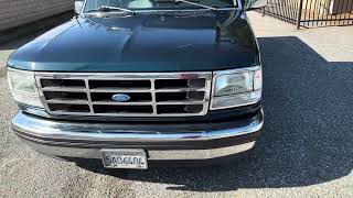 Lowered 1995 Ford F150 Walkaround [upl. by Ystap]