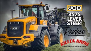 Killen Bros  JCB 457S Lever Steer Review [upl. by Solraced595]