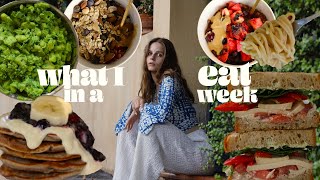 WHAT I EAT IN A WEEK  fall edition  vegan by a nutritionist [upl. by Nosle]