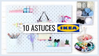 10 ASTUCES DE RANGEMENT IKEA [upl. by Bonina]