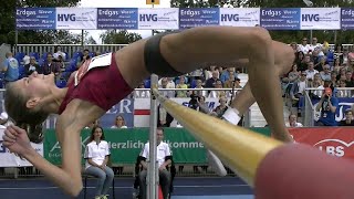 Airinė Palšytė gewinnt das Frauen Springen in Eberstadt Highlights 2014 08 24 198cm NR [upl. by Coady]