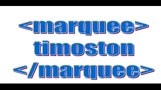 How to use marquee tag  Behavior attribute scroll and alternate PART 2 [upl. by Chemarin]