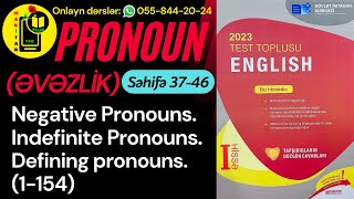 DİM YENİ TEST TOPLUSU 2023 İNGİLİS DİLİ  Negative Pronouns Indefinite Pronouns 1154  Tam İzah [upl. by Ahsinnod980]