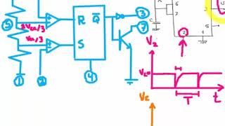 4 555 Timer Circuit Monostable Multivibrators [upl. by Essirehs623]