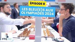 Olympiades dÉchecs 2024  La ronde 8 des Équipes de France dÉchecs [upl. by Bloomer]