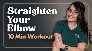 Improve Elbow Extension After Stroke –10 Min Workout [upl. by Yrtsed]