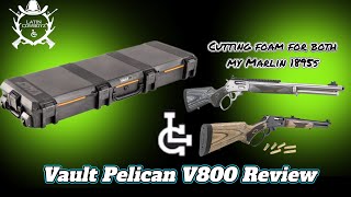 Review of Vault Pelican V800 Cutting foam for my Ruger Marlin 1895s to place in case [upl. by Teleya]