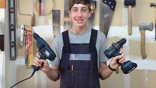 Lets Talk Tools  Cordless VS Corded Drills [upl. by Sidnee]