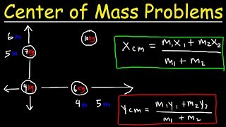 Center of Mass Physics Problems  Basic Introduction [upl. by Rose]