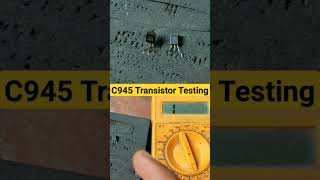 C945 Transistor Testing transistor howtocheck c945 creativescienceworkshop electronics shorts [upl. by Normac913]