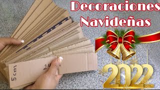 Increíbles ideas para navidad con cartón de cajas 📦 ♻️ manualidades Navideñas fáciles [upl. by Orvil]