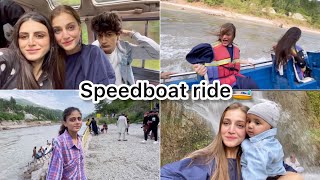 Speedboat ride🚤 at neelam valley kashmir boat🚤palatne wali thi😟 [upl. by Zahc]