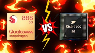 SNAPDRAGON 888 VS KIRIN 9000 Which processor is BEST [upl. by Finlay]