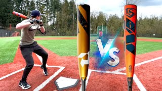 DeMarini Zoa 8 vs Louisville Slugger Meta 8  USSSA Baseball Bat Review [upl. by Goldshlag745]