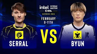 Serral vs ByuN  IEM SC2 Katowice 2024  Group Stage [upl. by Benn]