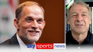 Jurgen Klinsmann discusses Thomas Tuchel becoming England manager Bayern Munich and Harry Kane [upl. by Blayze]