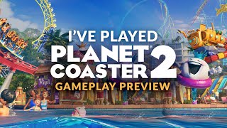 PLANET COASTER 2  The Best Theme Park Management Game Again Gameplay and Impressions [upl. by Pros]