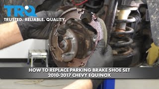 How To Replace Parking Brake Shoe Set 20102017 Chevrolet Equinox [upl. by Hach]