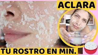 MASCARILLA DE ARROZ PARA ACLARAR EL ROSTRO Y VERSE 10 AÑOS MÁS JOVEN  MODO MAYA [upl. by Sualokcin]