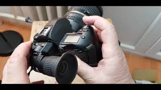 Nikon DR6 and DR5 Angle Viewfinders for Nikon F80 film and D700 digital cameras [upl. by Leler]