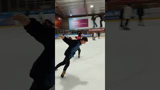 EPIC ENDING STOP FREESTYLE FIGURE ice skating TUTORIAL [upl. by Lrae140]