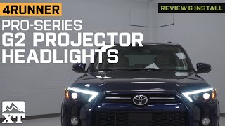 20142020 4Runner PROSeries G2 Projector Headlights Review amp Install [upl. by Lindsy]