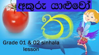 අකුරු යාළුවෝ akuru yaluwo Grade 01 amp 02 sinhala lesson [upl. by Nij12]