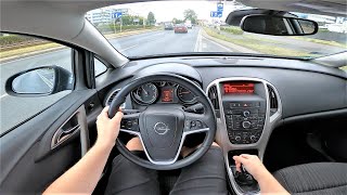 Opel Astra J 14T 140HP 2011 POV Test Drive amp Acceleration 0100  4K 138 [upl. by Yelkcub]