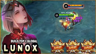 Lunox best build 2022  Brutal Damage  Build Top 1 Global lunox  MLBB [upl. by Assirahs]