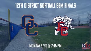 Grayson County Lady Cougar Softball vs Edmonson County 12th District Semifinals [upl. by Rahel]