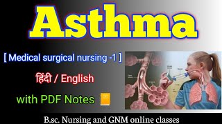 Asthma bsc nursing 2nd year  bronchial asthma  asthma in hindi  asthma medical surgical nursing [upl. by Odrick]