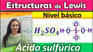 ✳️ESTRUCTURAS DE LEWIS DEL ÁCIDO SULFÚRICO H2S04 ✳️ Geometría molecular [upl. by Ahrendt]