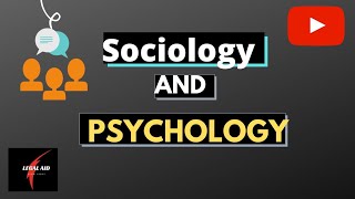 Comparison between Sociology and Psychology l Sociology for UPSC CSEIAS Ugc Net and NTA [upl. by Hidie]