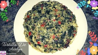 Tortilla de Acelga  Receta vegetariana Facil [upl. by Fleece689]