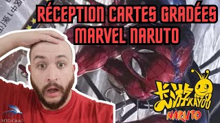 Réception Cartes Gradées ﻿Marvel Et Naruto Kayou [upl. by Dnartreb347]